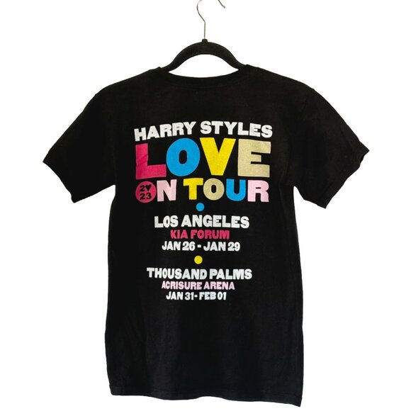 Harry Styles Love on Tour Los Angeles & Thousand Palms 2023 t-shirt sz xs - Picture 3 of 7